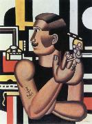 Fernand Leger the mechanic oil on canvas